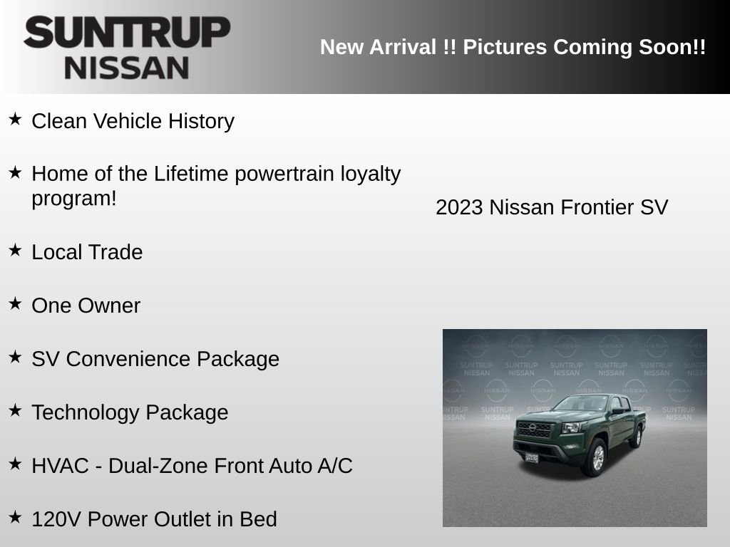 Used 2023 Green Nissan SV image 6