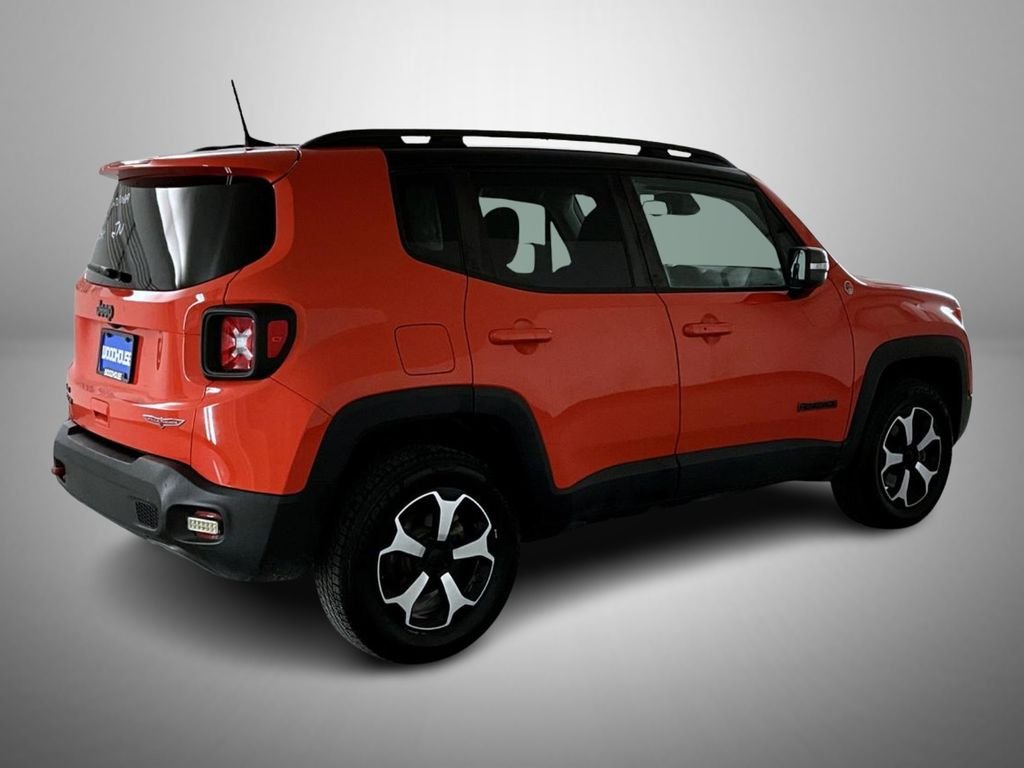 Used 2021 Orange Jeep Trailhawk image 5