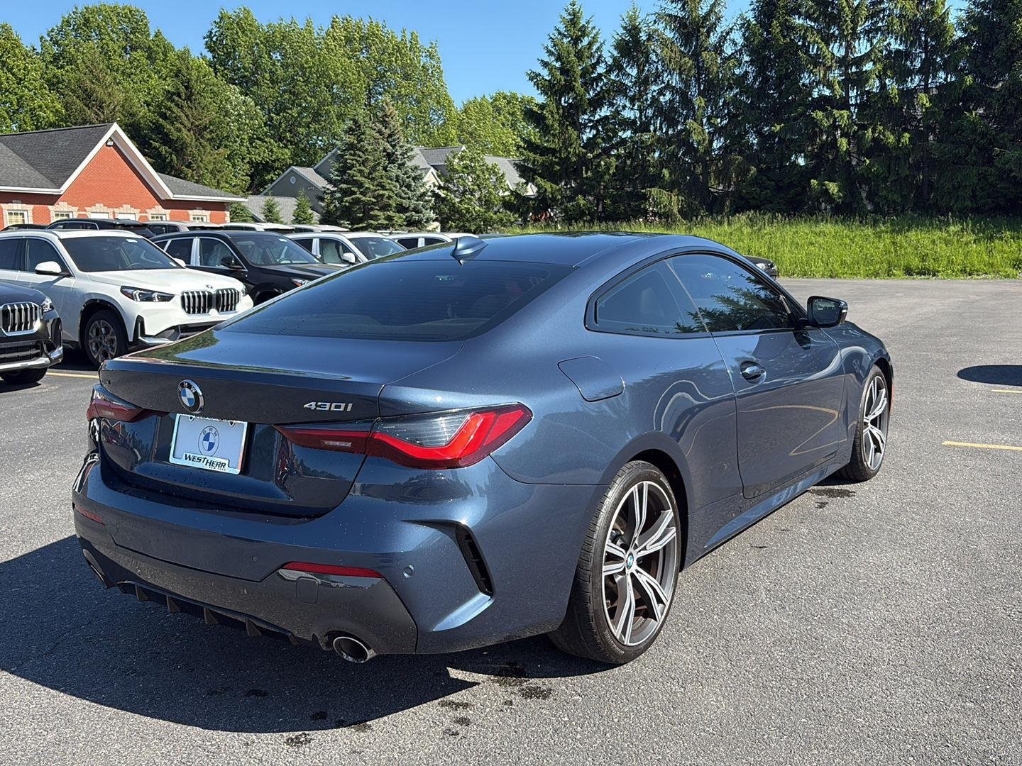 Used 2021 Arctic Race Blue Metallic BMW 430i xDrive image 3