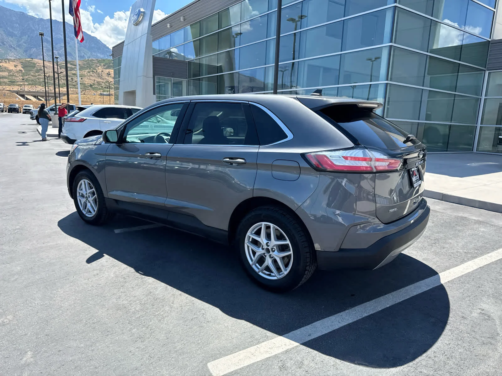 Certified Used 2024 Light Blue Clearcoat Metallic Ford SEL image 9
