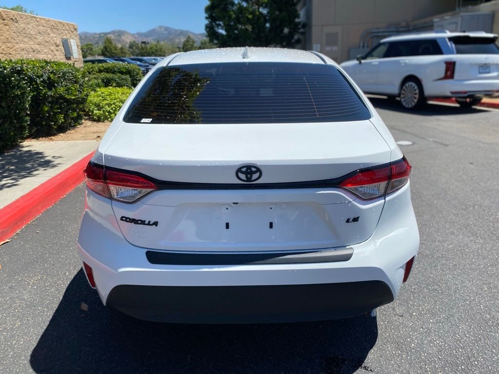 Used 2025 White Toyota LE image 6