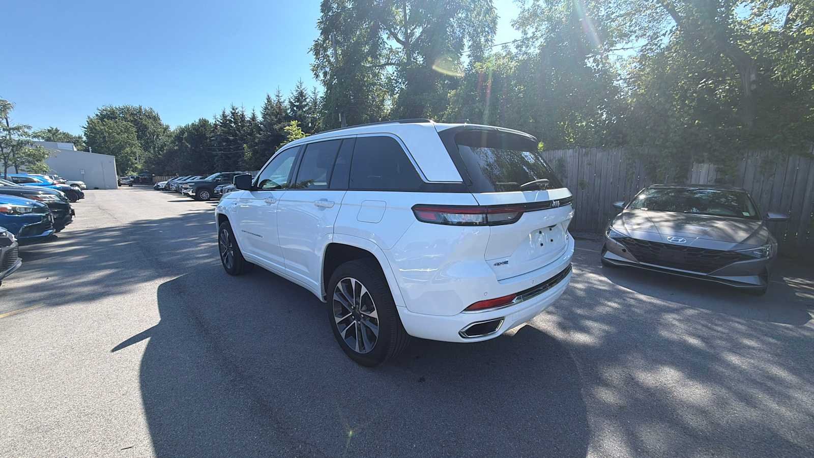 Used 2023 Bright White Clearcoat Jeep Overland image 5