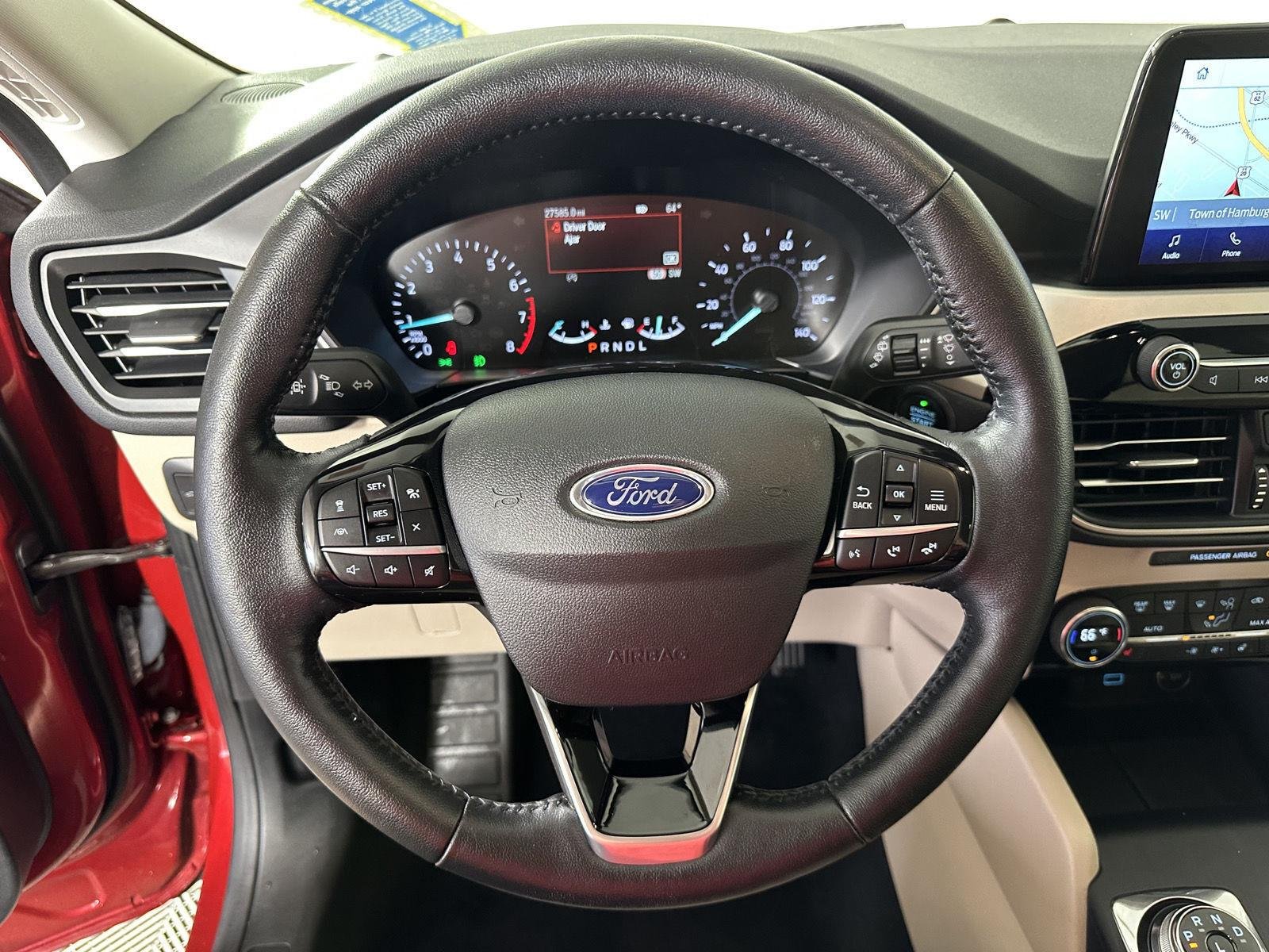 Used 2021 Rapid Red Metallic Tinted Clearcoat Ford SEL image 15