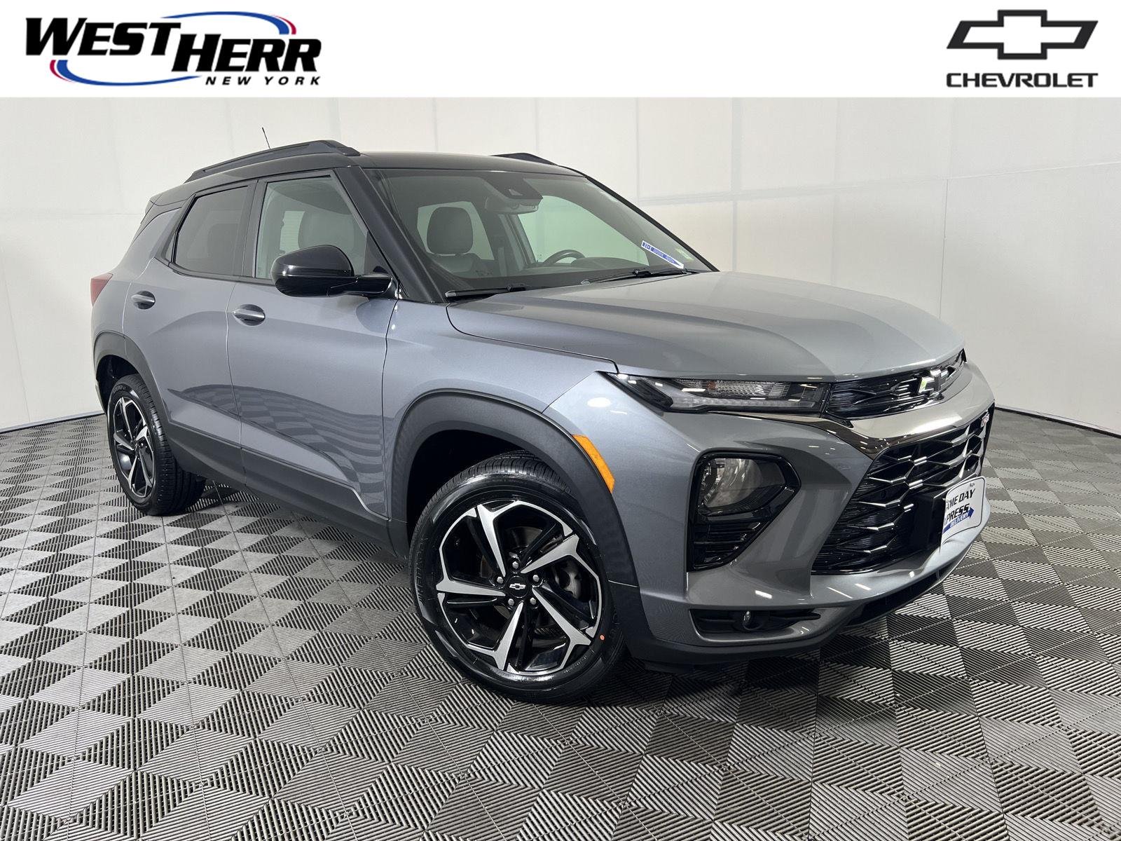 Used 2021 Steel Metallic Chevrolet RS image 1