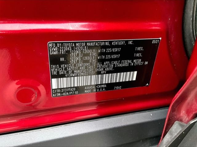 Used 2021 Red Toyota XLE image 34