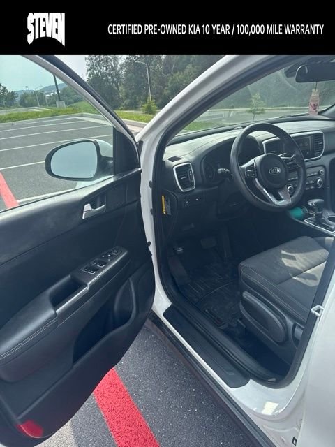 Certified Used 2021 White Kia LX image 8