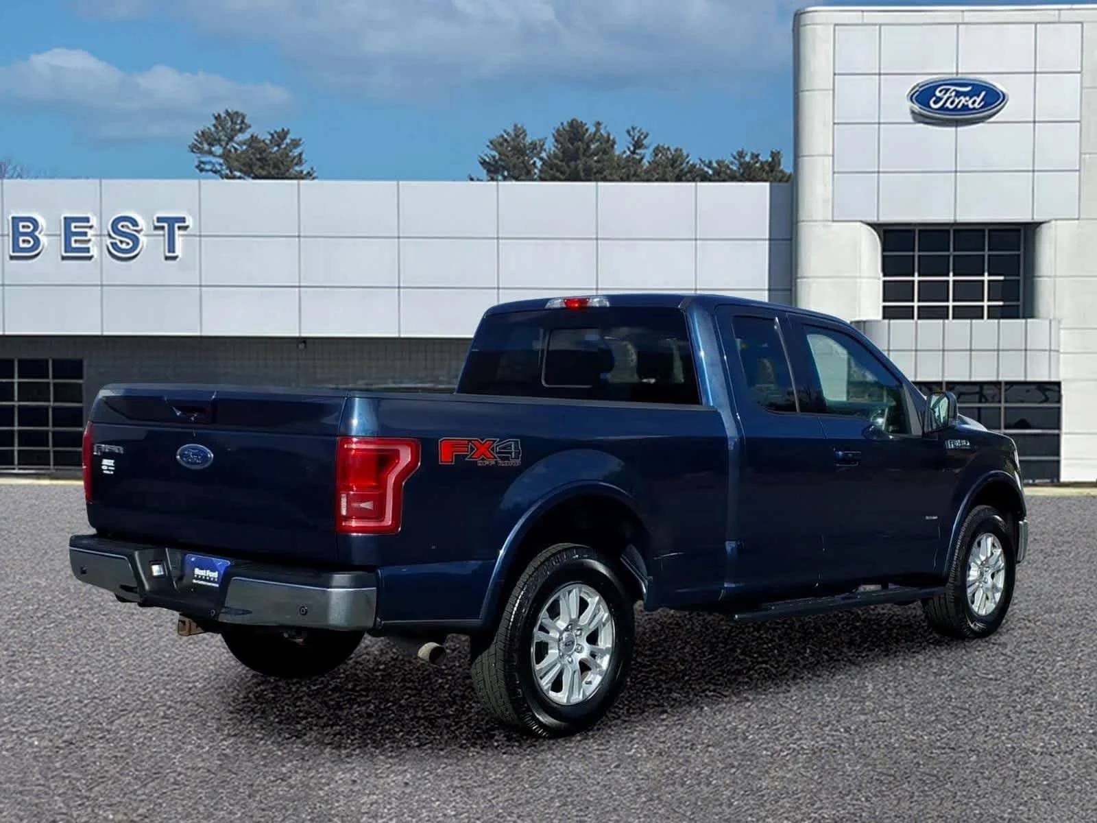 Used 2016 Blue Jeans Metallic Ford Lariat image 7