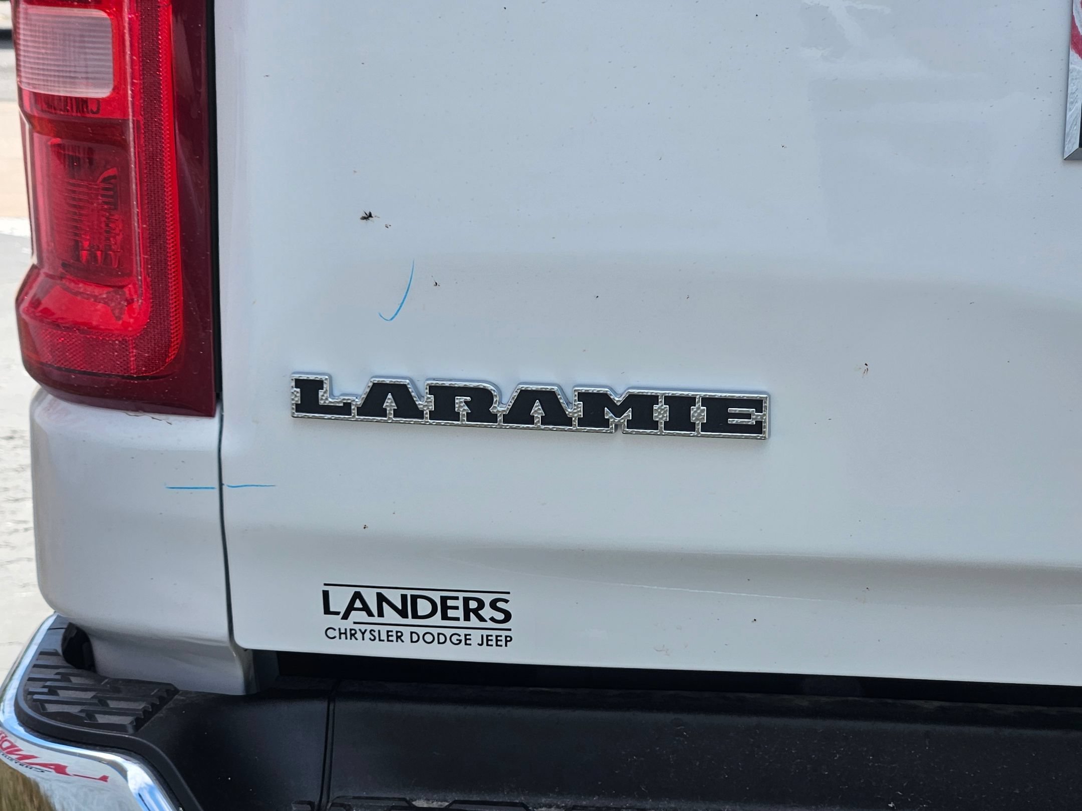 New 2026 Bright White Clear-Coat Exterior Paint RAM Laramie image 27