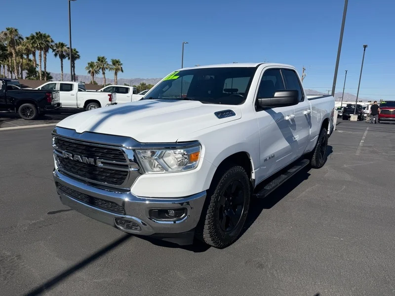Used 2022 Bright White Clea Ram Big Horn image 7