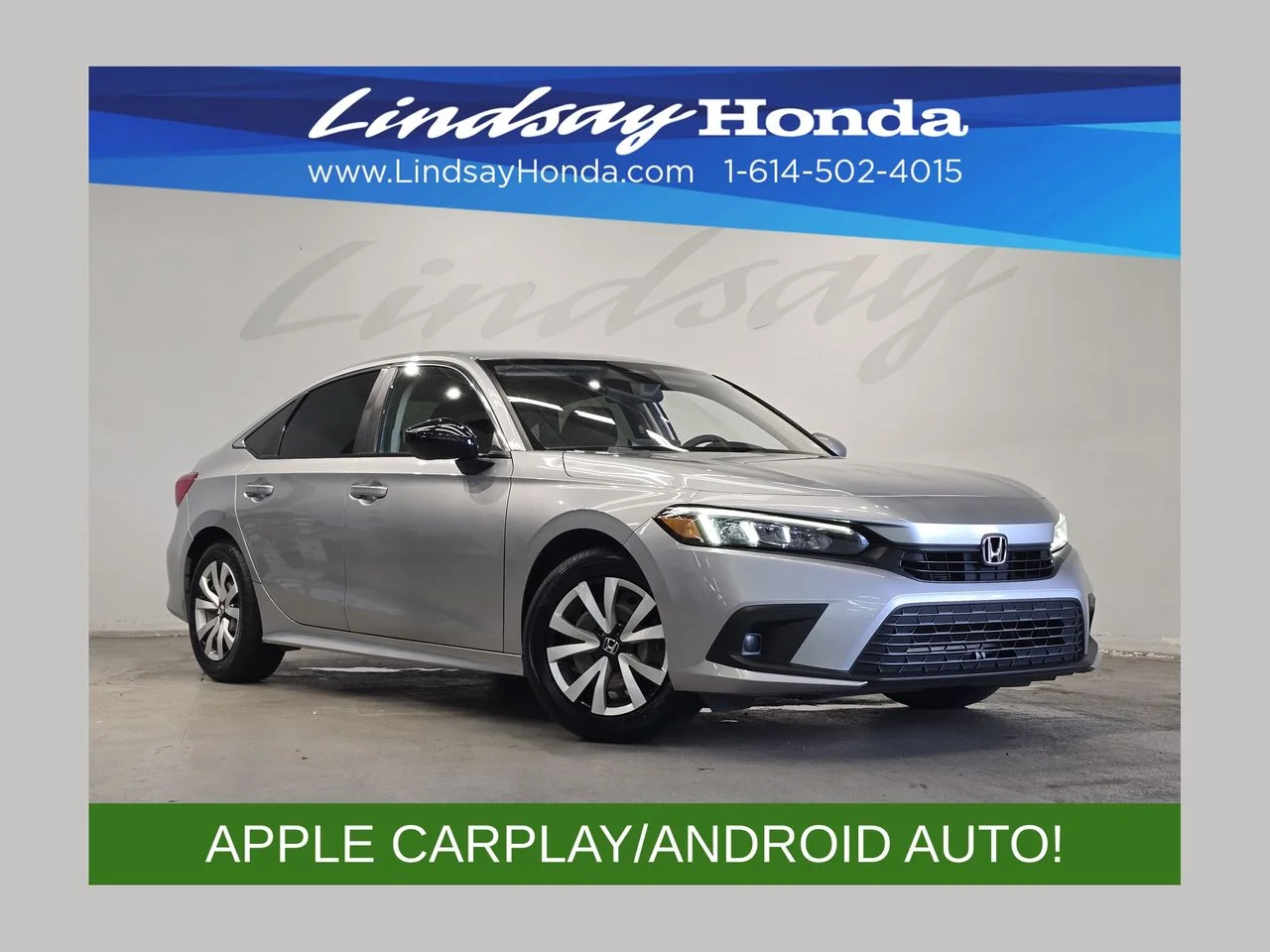 Used 2022 Lunar Silver Metallic Honda LX image 1