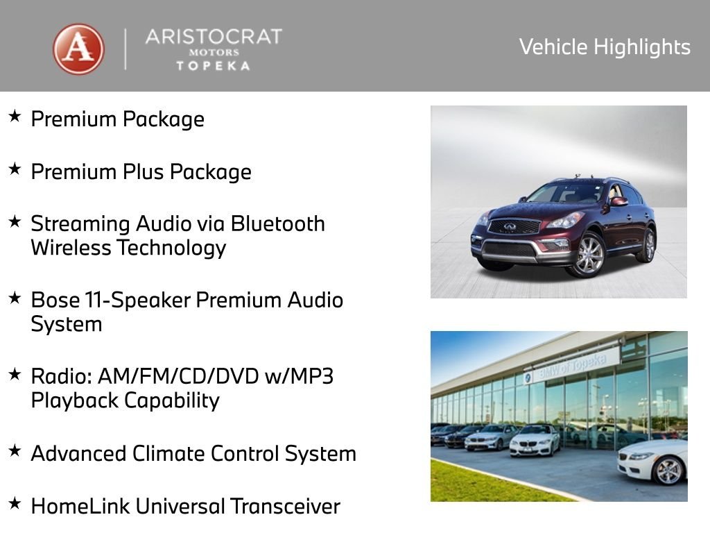 Used 2017 INFINITI QX50 Base with VIN JN1BJ0RR4HM409813 for sale in Kansas City