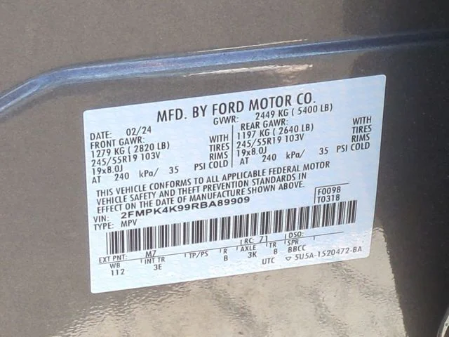 Used 2024 Gray Ford Titanium image 38