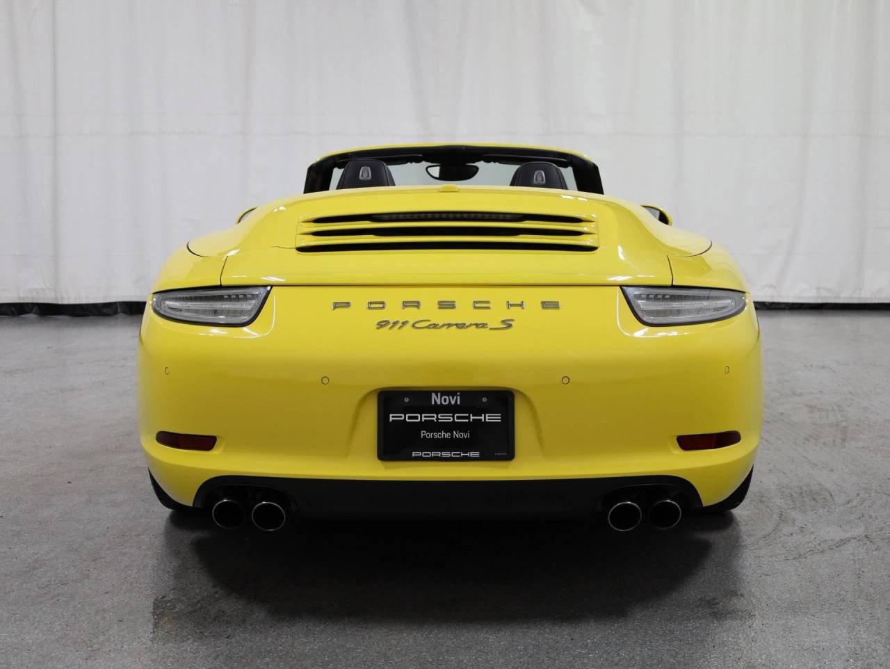 Used 2014 Racing Yellow Porsche Carrera S Cabriolet image 7