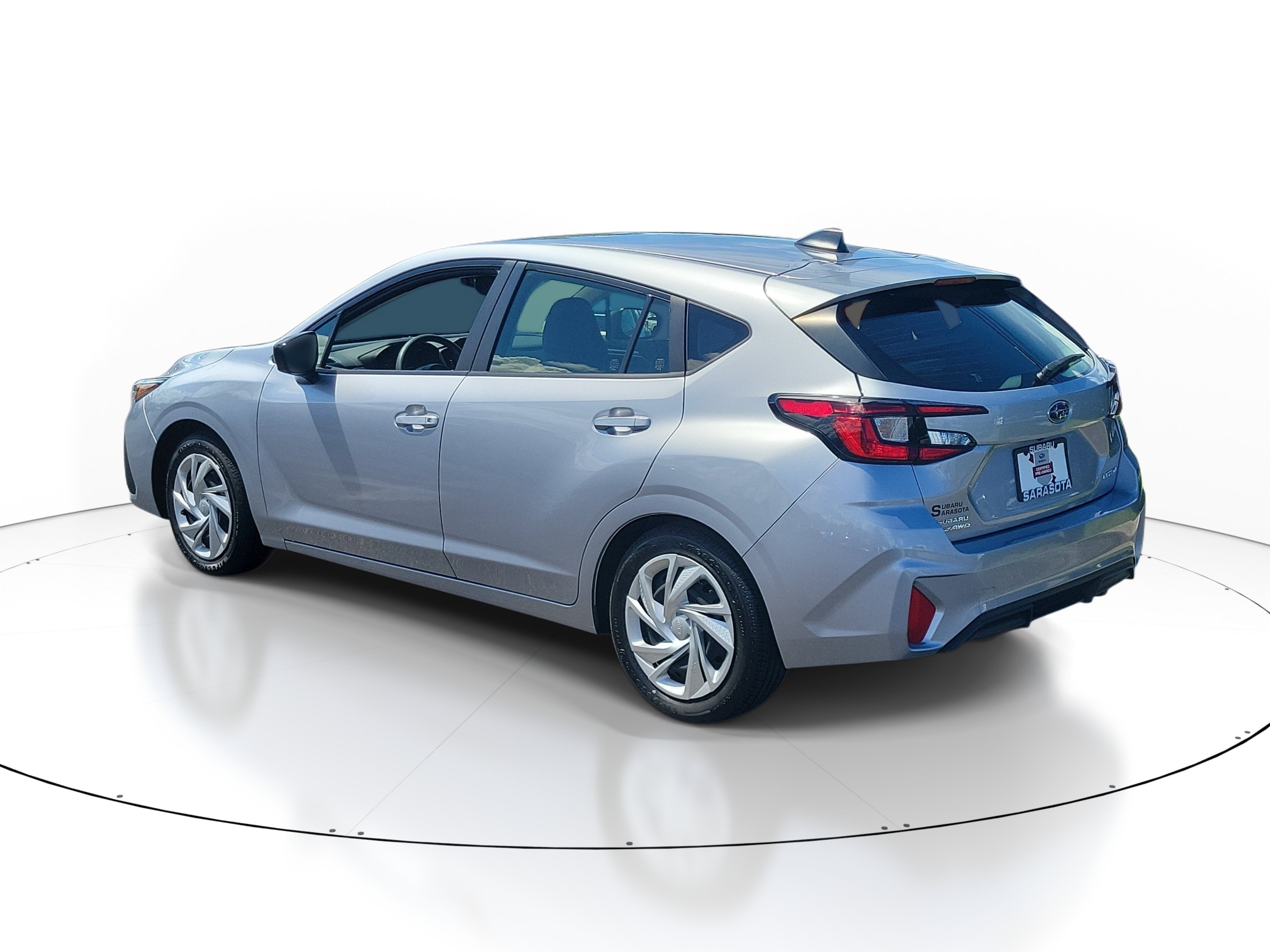 Used 2024 Ice Silver Metallic Subaru Hatchback image 3