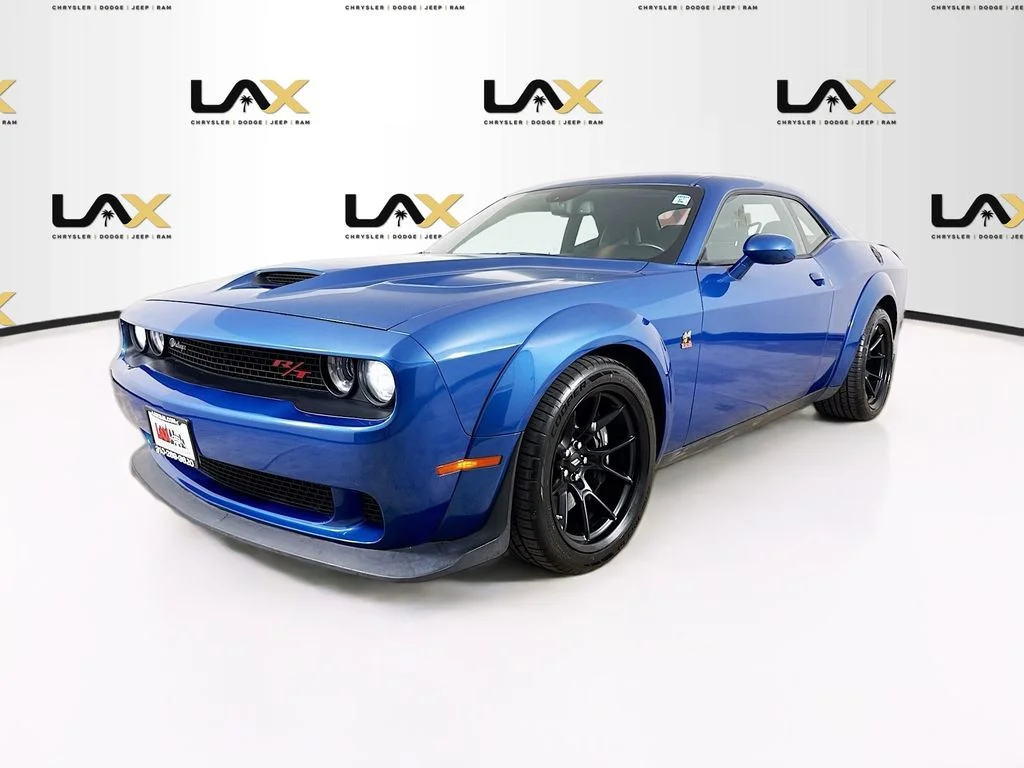 Used 2023 Blue Dodge R/T Scat Pack Widebody image 3