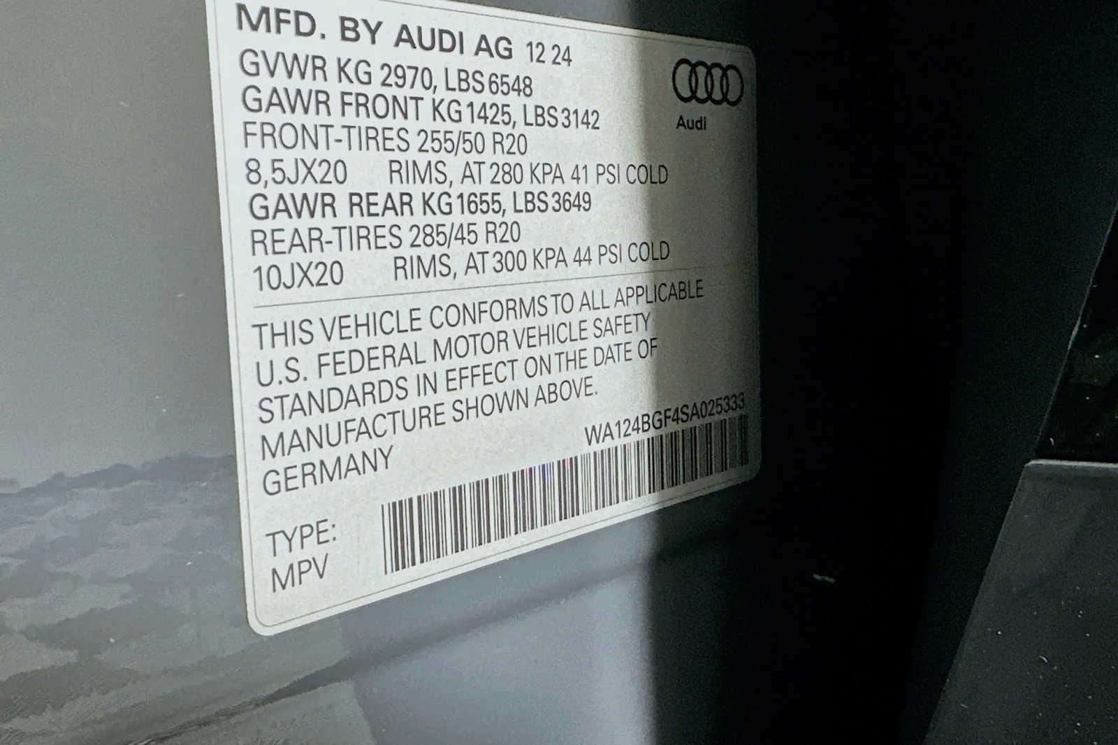 Used 2025 Magnet Gray Audi Premium Plus image 24