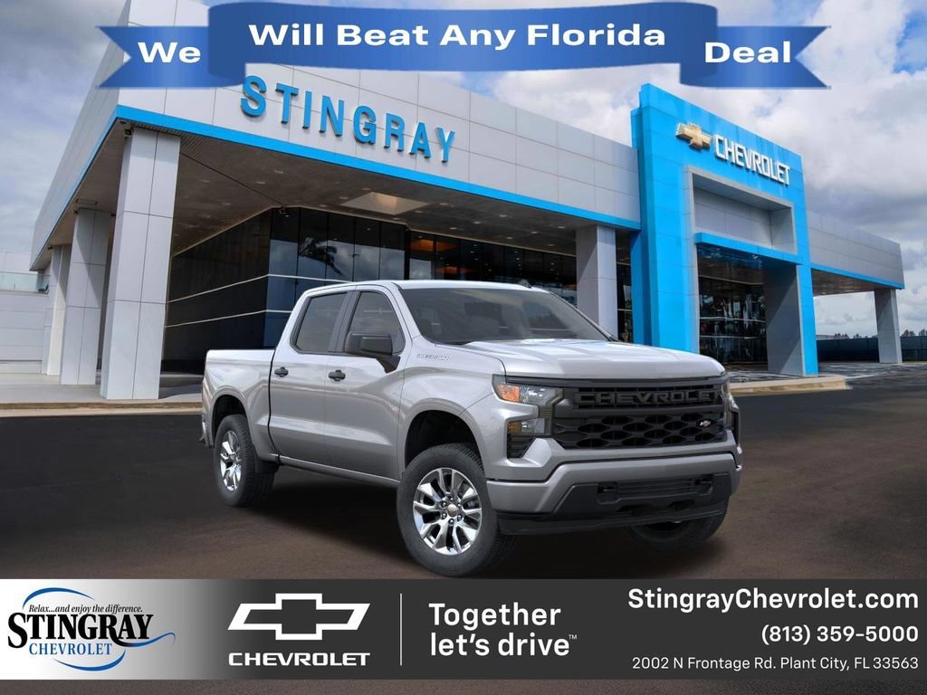 New 2026 Sterling Gray Metallic Chevrolet Custom image 1