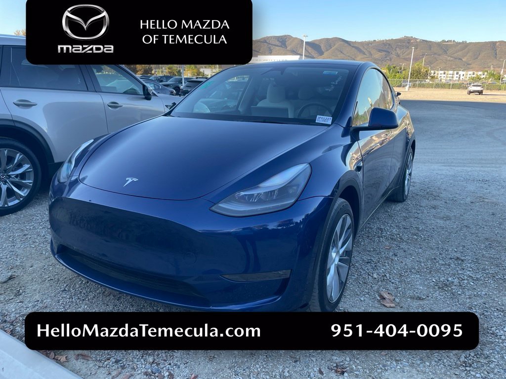 Used 2023 Deep Blue Metallic Tesla Long Range image 1