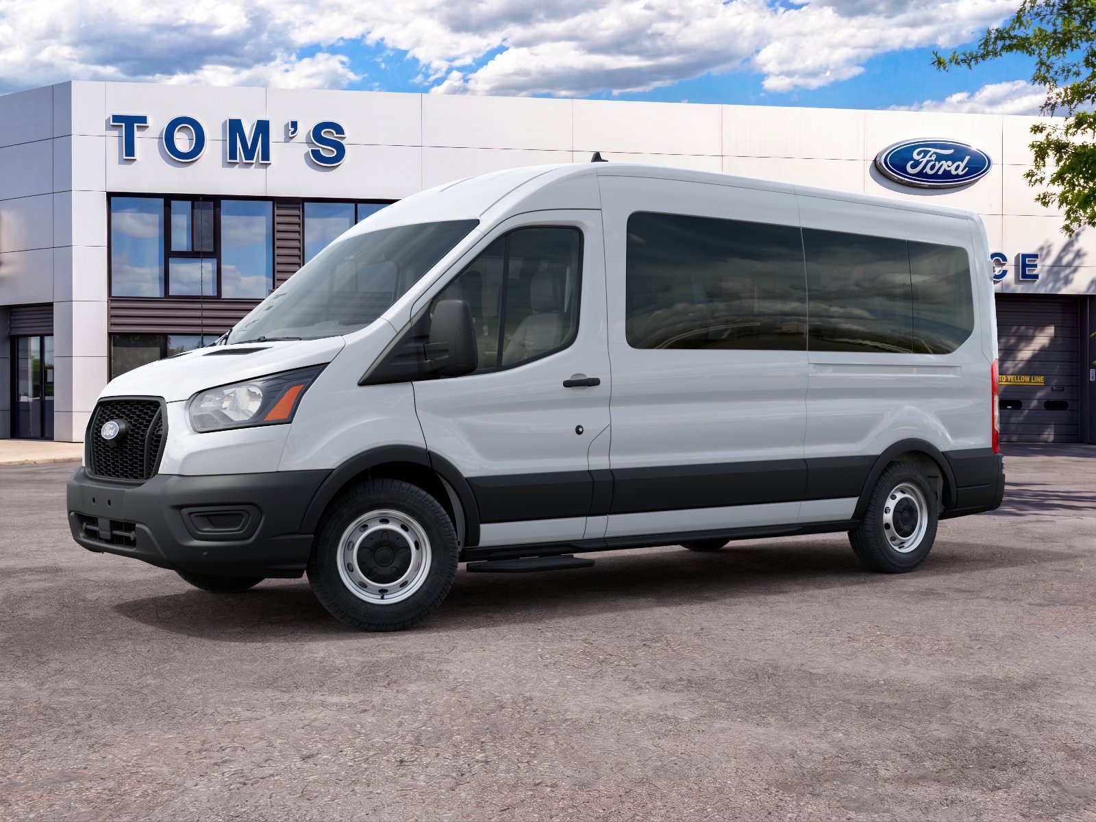 New 2027 Oxford White Ford Passenger Van XL image 1