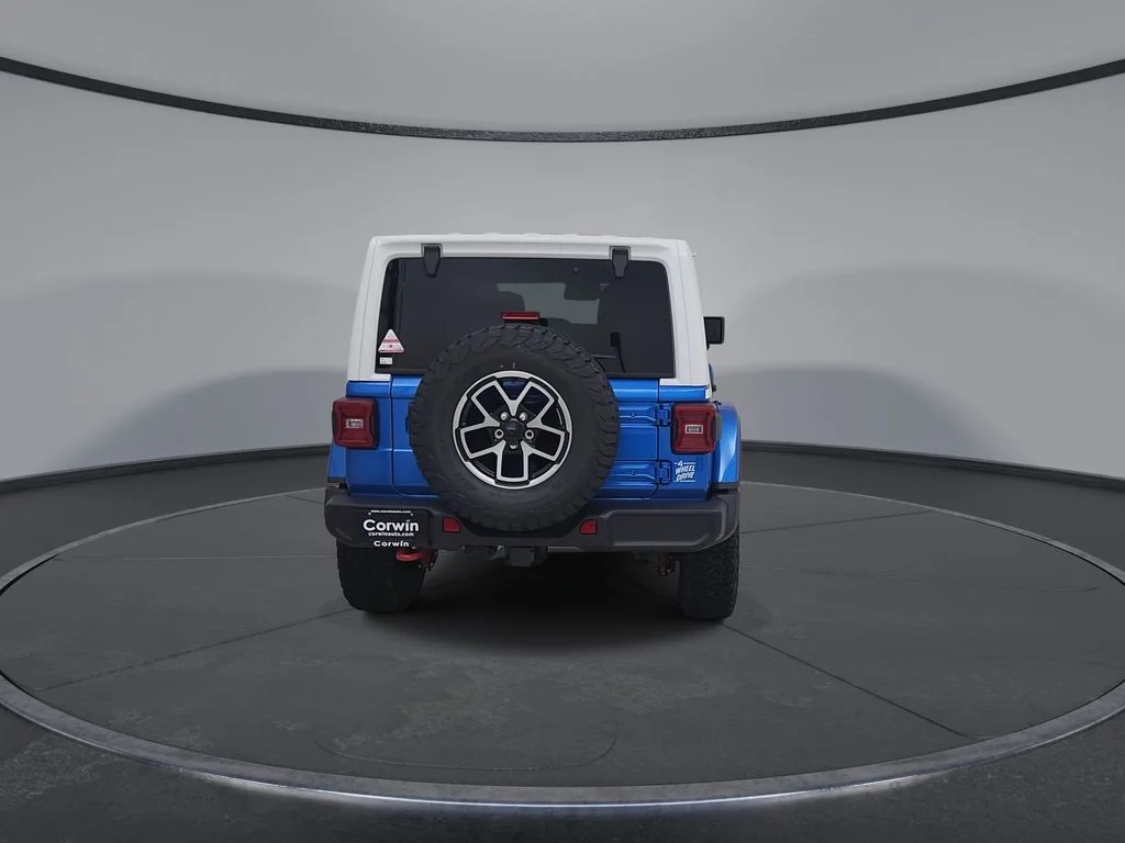 New 2026 Hydro Blue Pearl-Coat Exterior Paint Jeep Rubicon image 13