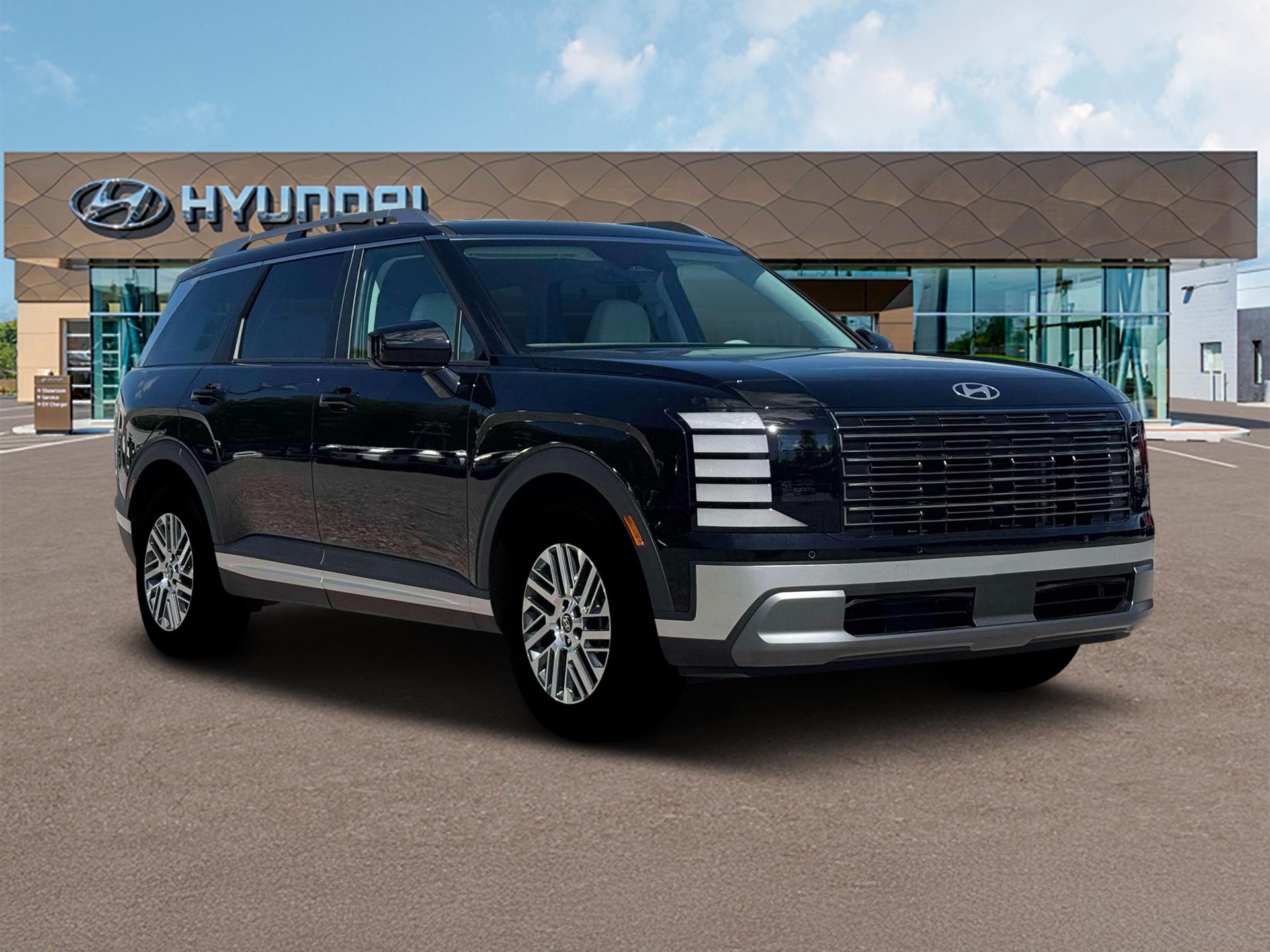 New 2026 Abyss Black Pearl Hyundai SEL AWD image 11