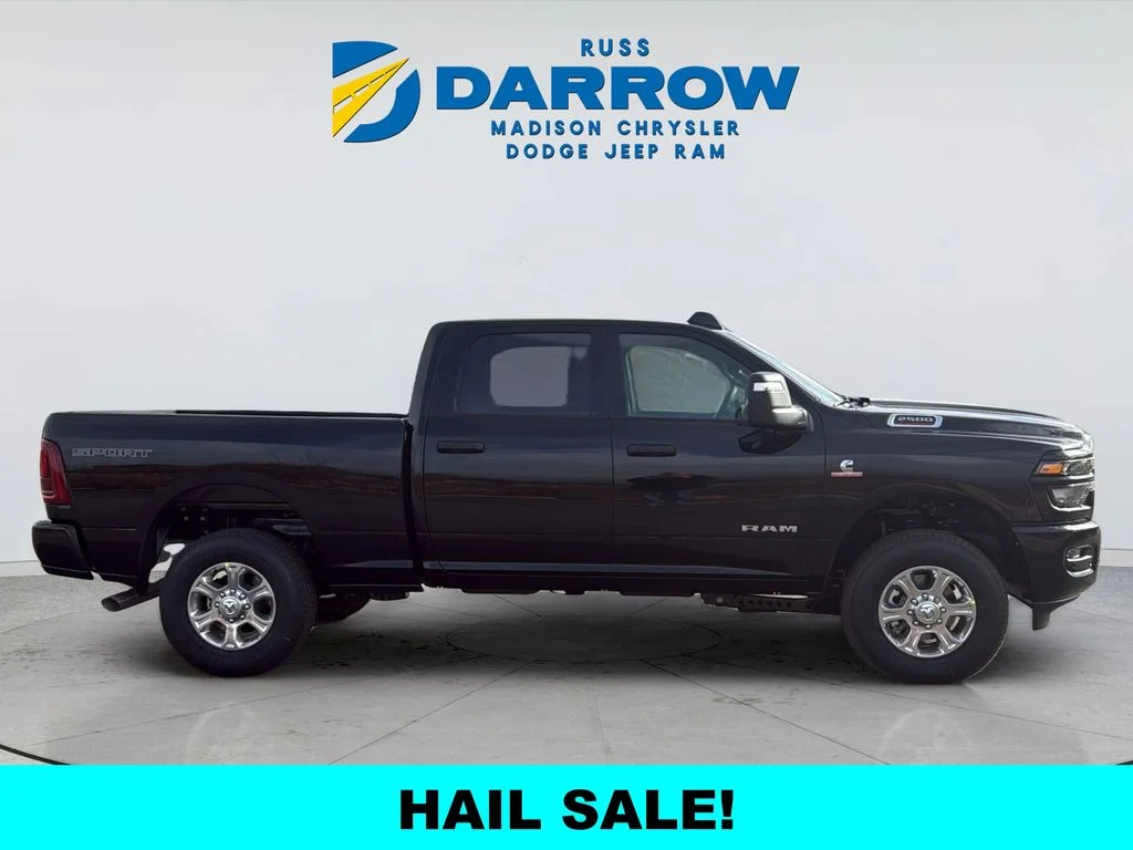 New 2026 Diamond Black Crystal Pearl-Coat Exterior Paint RAM Big Horn image 6