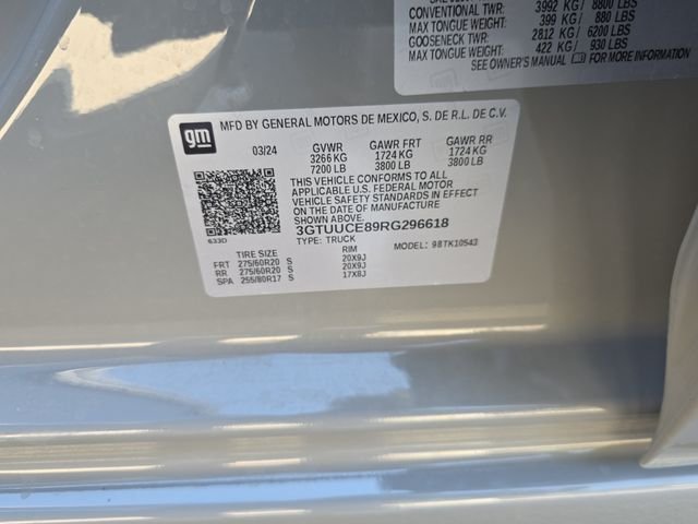 Used 2024 Gray GMC Elevation image 38