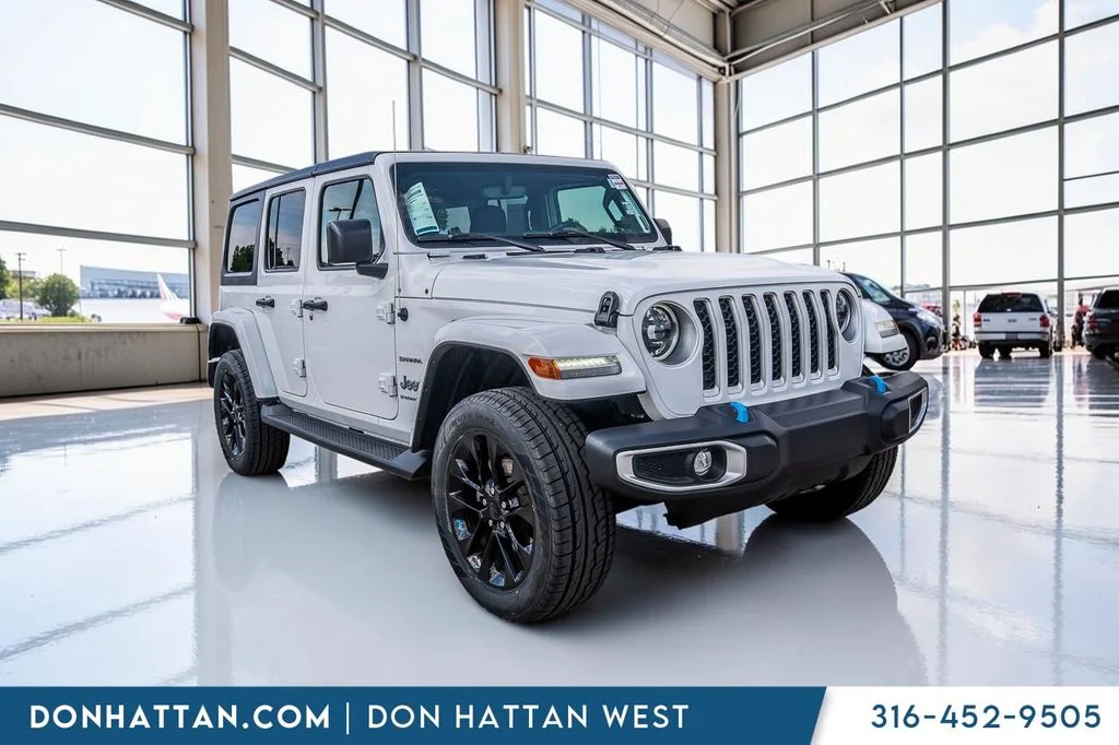 Used 2023 White Jeep Sahara 4xe image 33