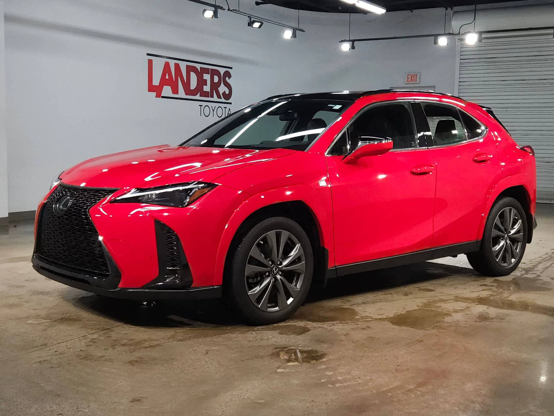 Used 2024 Redline with Obsidian Roof Lexus UX 250h F SPORT Design image 3