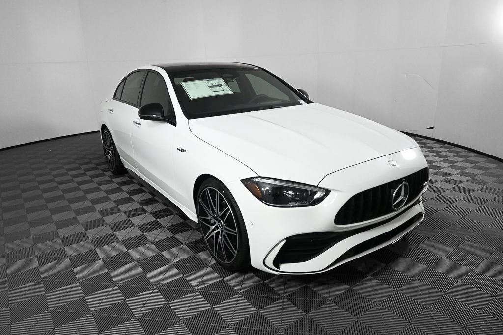 New 2026 Polar White Mercedes-Benz AMG® C 43 4MATIC® Sedan image 23