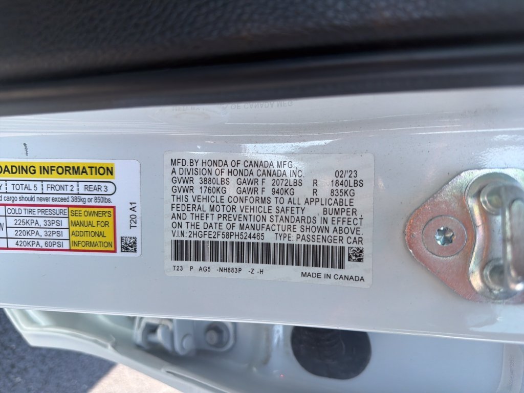 Used 2023 White Honda Sport image 21
