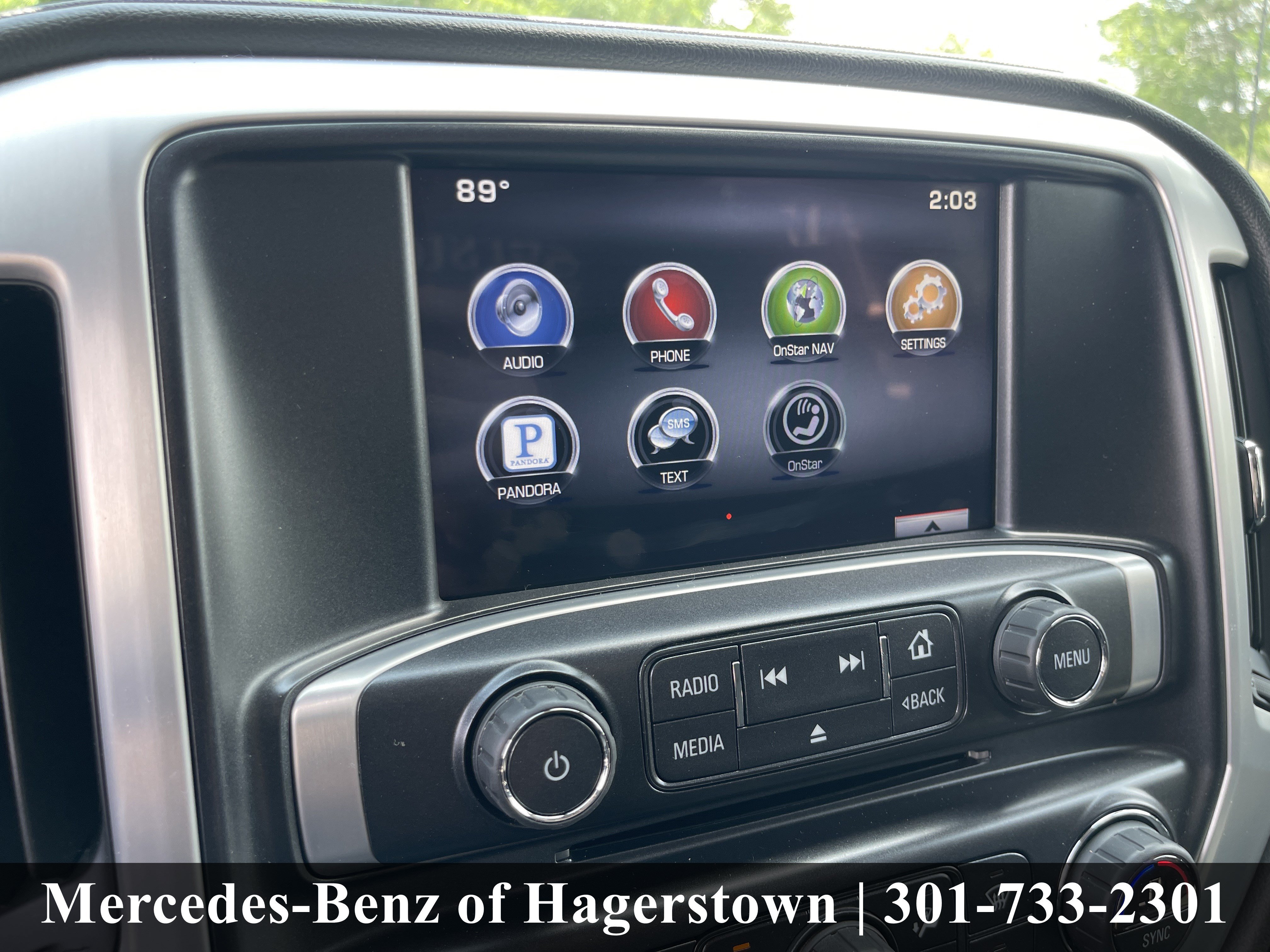 Used 2015 Quicksilver Metallic GMC SLE 4WD Crew Cab 153.0 image 13
