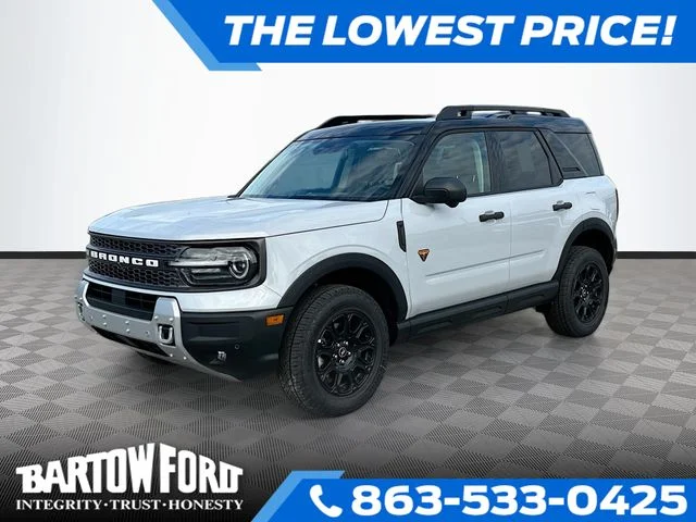 New 2026 White Ford Badlands image 1