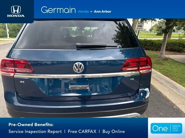 Used 2019 Blue Metallic Volkswagen 3.6L V6 SE image 9