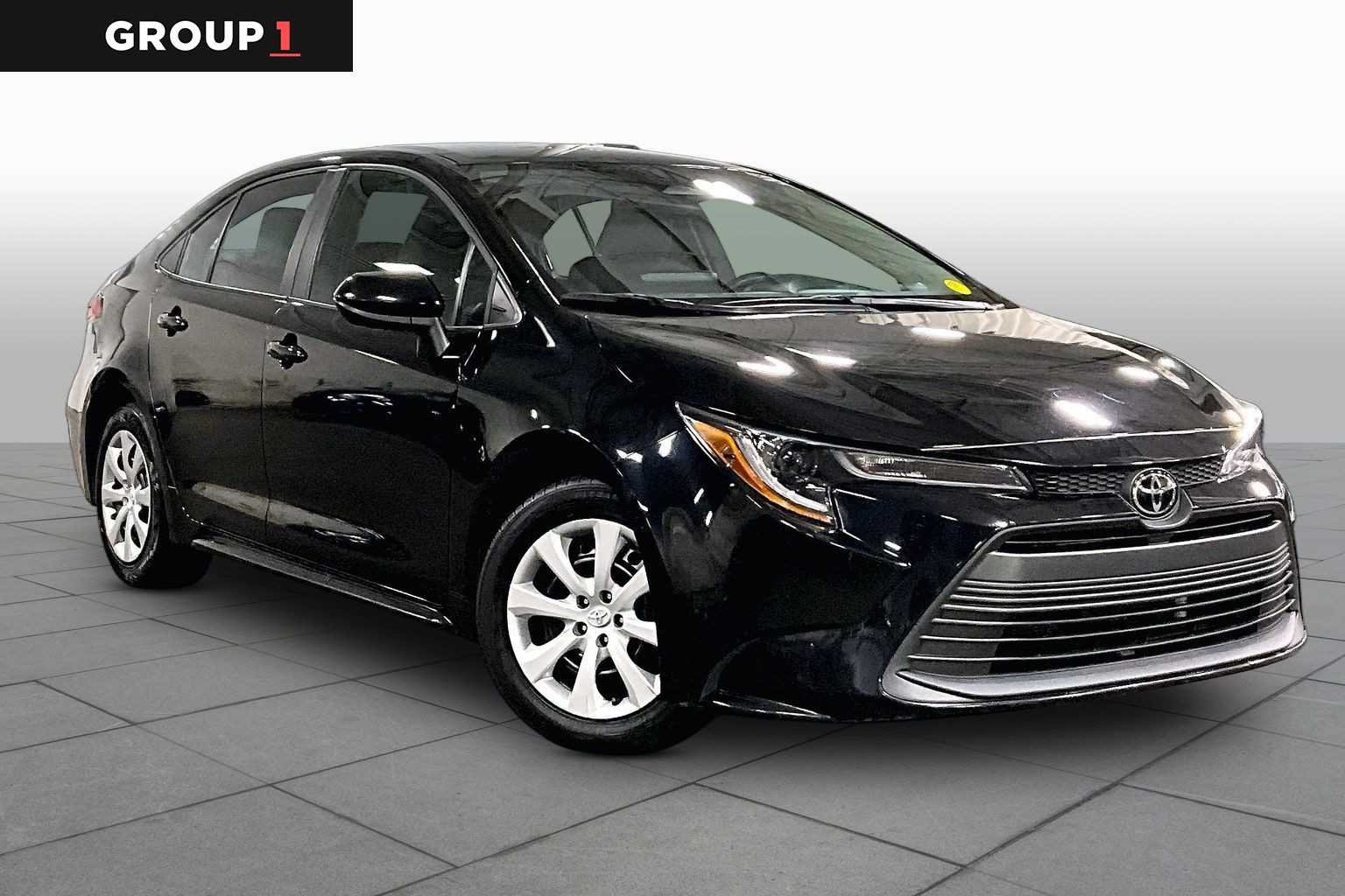 Certified Used 2024 Midnight Black Metallic Toyota LE image 3