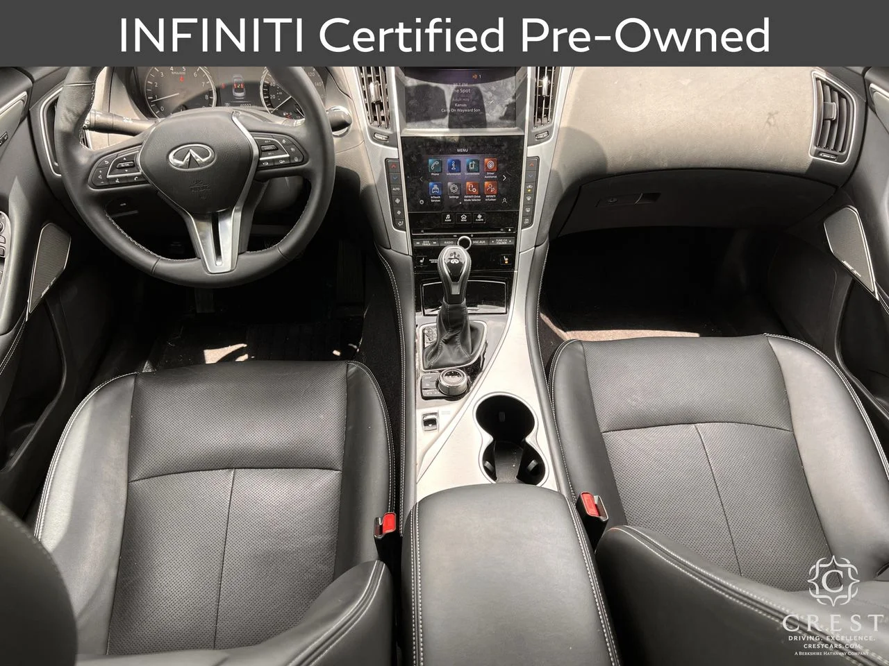 Certified Used 2023 Black Obsidian INFINITI LUXE image 10