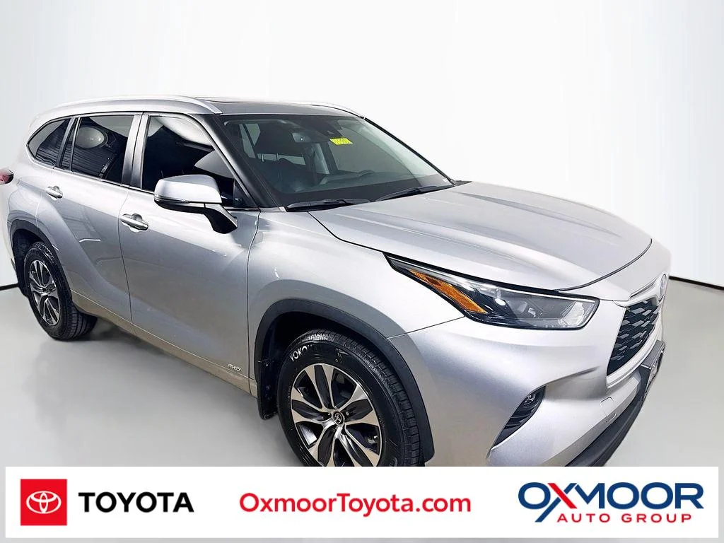 Used 2023 Celestial Silver Metallic Toyota Hybrid XLE image 1