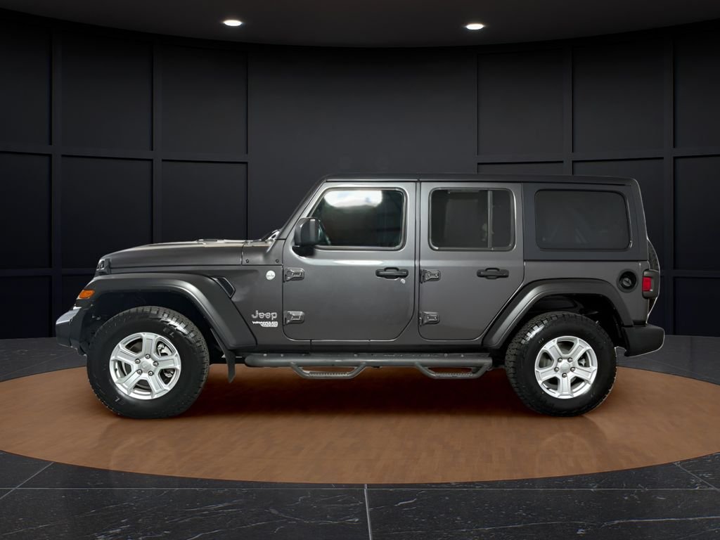 Used 2020 Gray Jeep Unlimited Sport S image 2