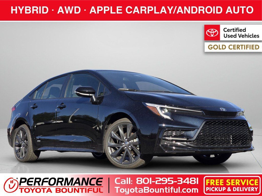 Certified Used 2026 Midnight Black Metallic Toyota SE image 1