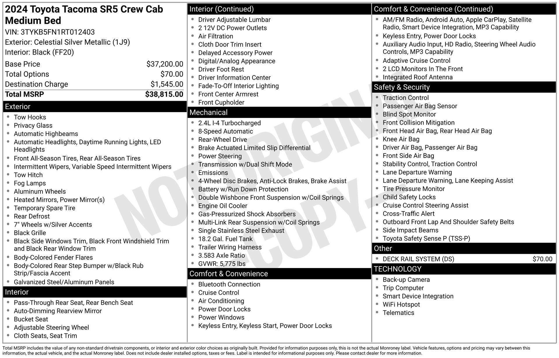 Used 2024 Silver Toyota SR5 image 46