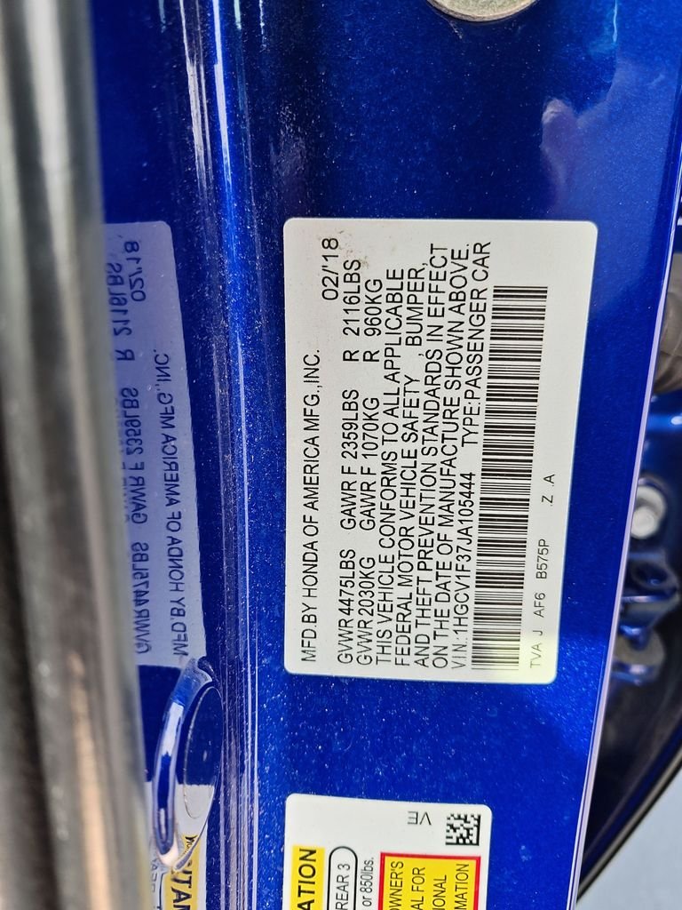 Used 2018 Blue Honda Sport image 24