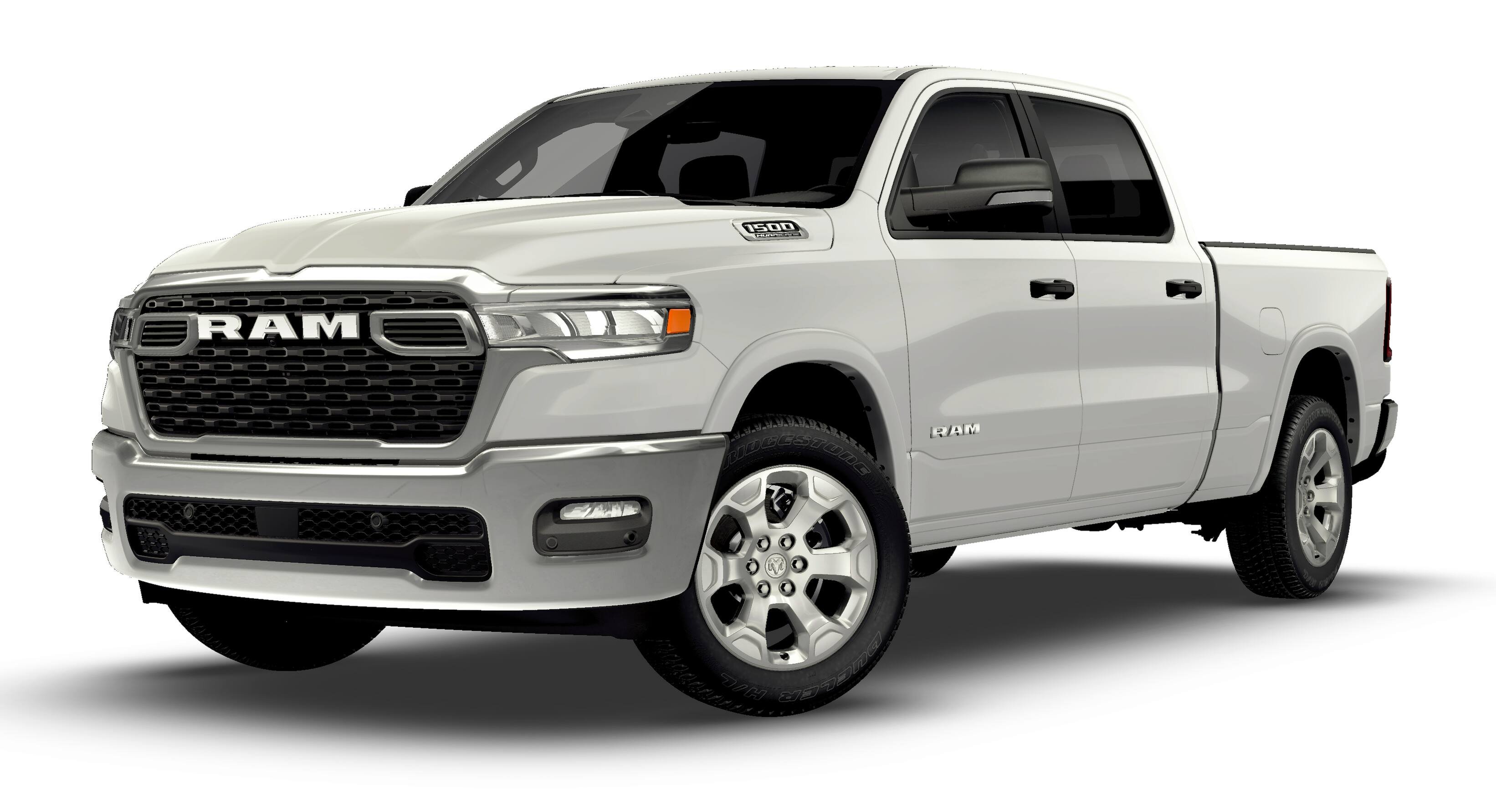 New 2026 Bright White Clear-Coat Exterior Paint RAM BIG HORN image 27