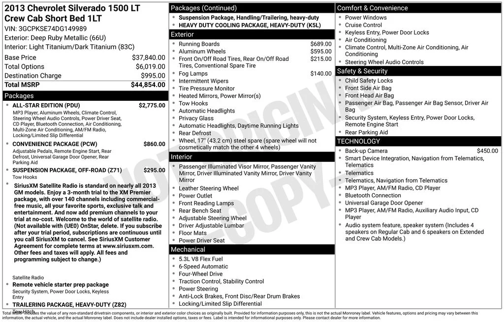 Used 2013 Red Chevrolet LT image 2