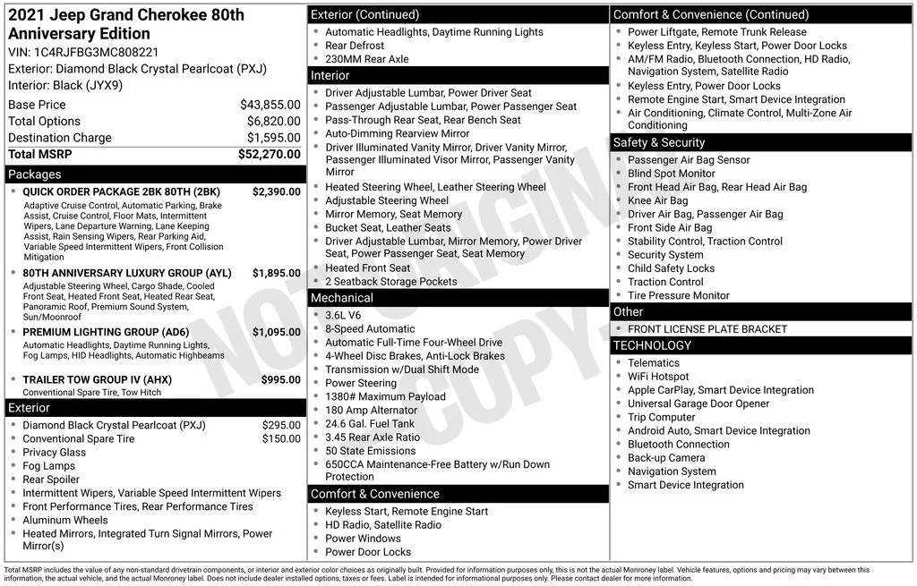 Used 2021 Black Jeep Limited image 2