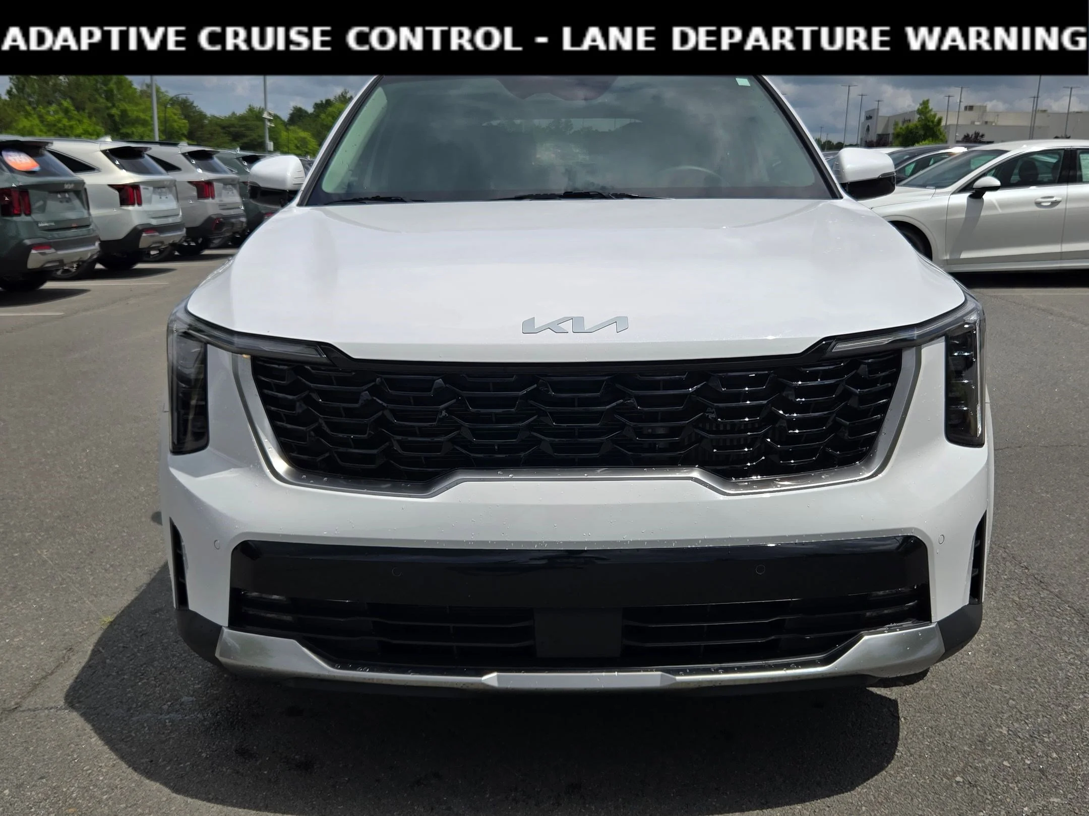 Used 2025 Glacial White Pearl Kia EX image 2