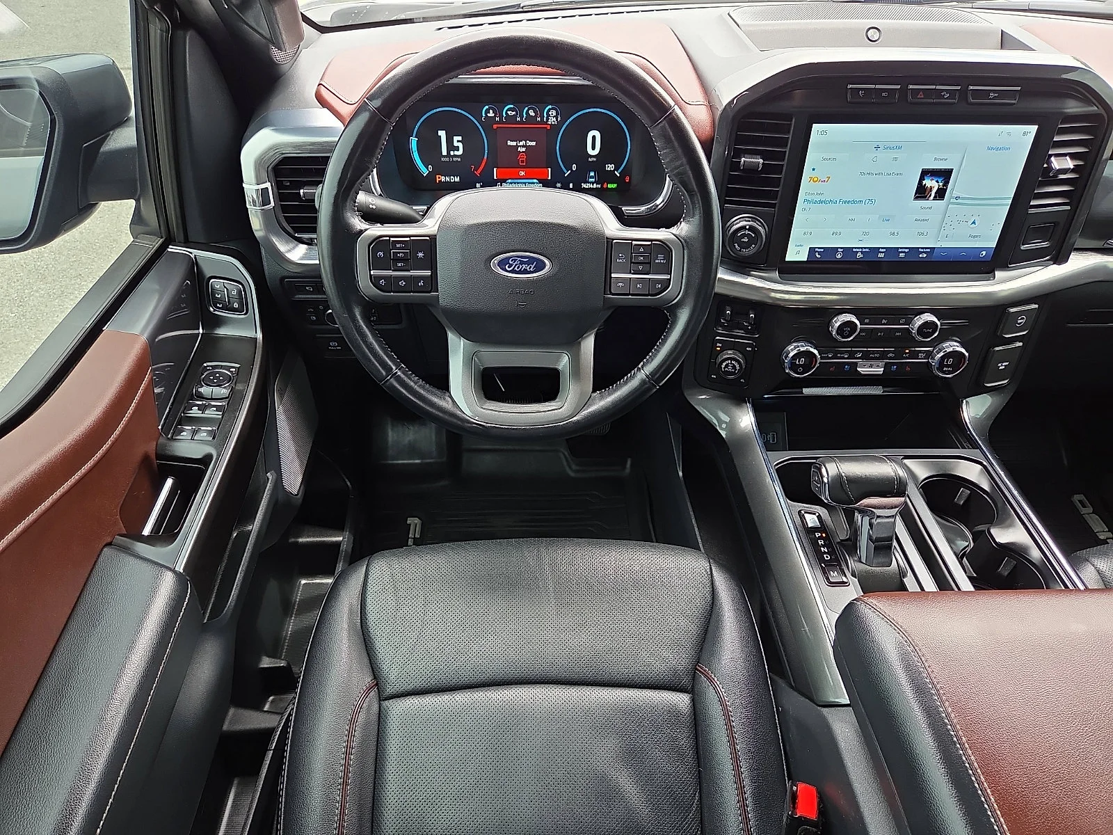 Used 2021 Carbonized Gray Metallic Ford LARIAT image 11