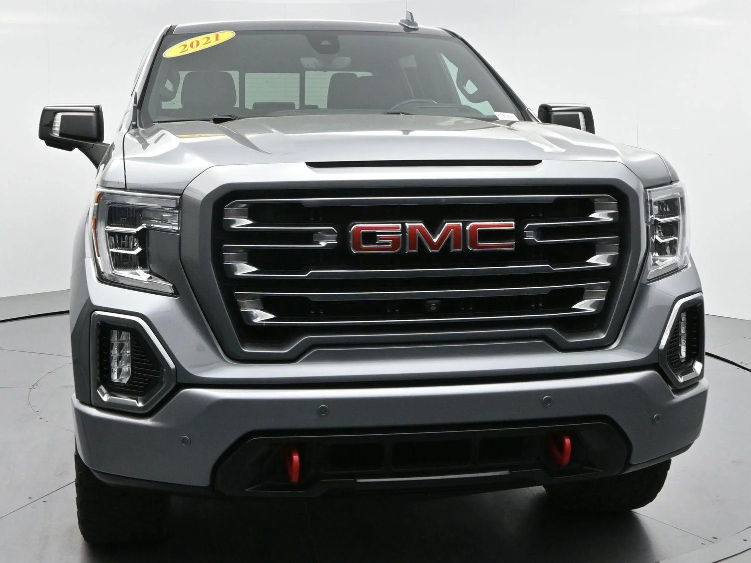 Used 2021 Satin Steel Metallic GMC AT4 image 2