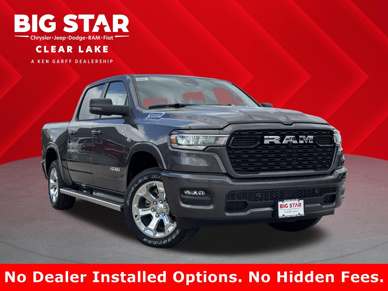 New 2026 Granite Crystal Metallic Clear-Coat Exterior Paint RAM Lone Star image 1