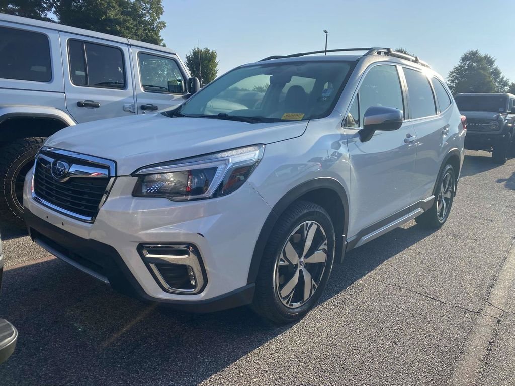 Used 2021 Crystal White Pearl Subaru Touring image 2