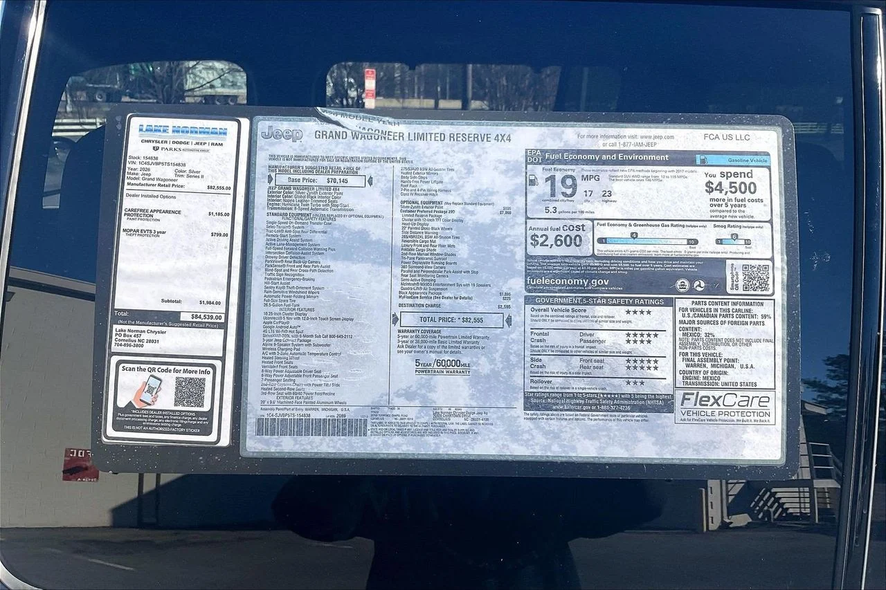 New 2026 Silver Zynith Jeep Limited Reserve image 40